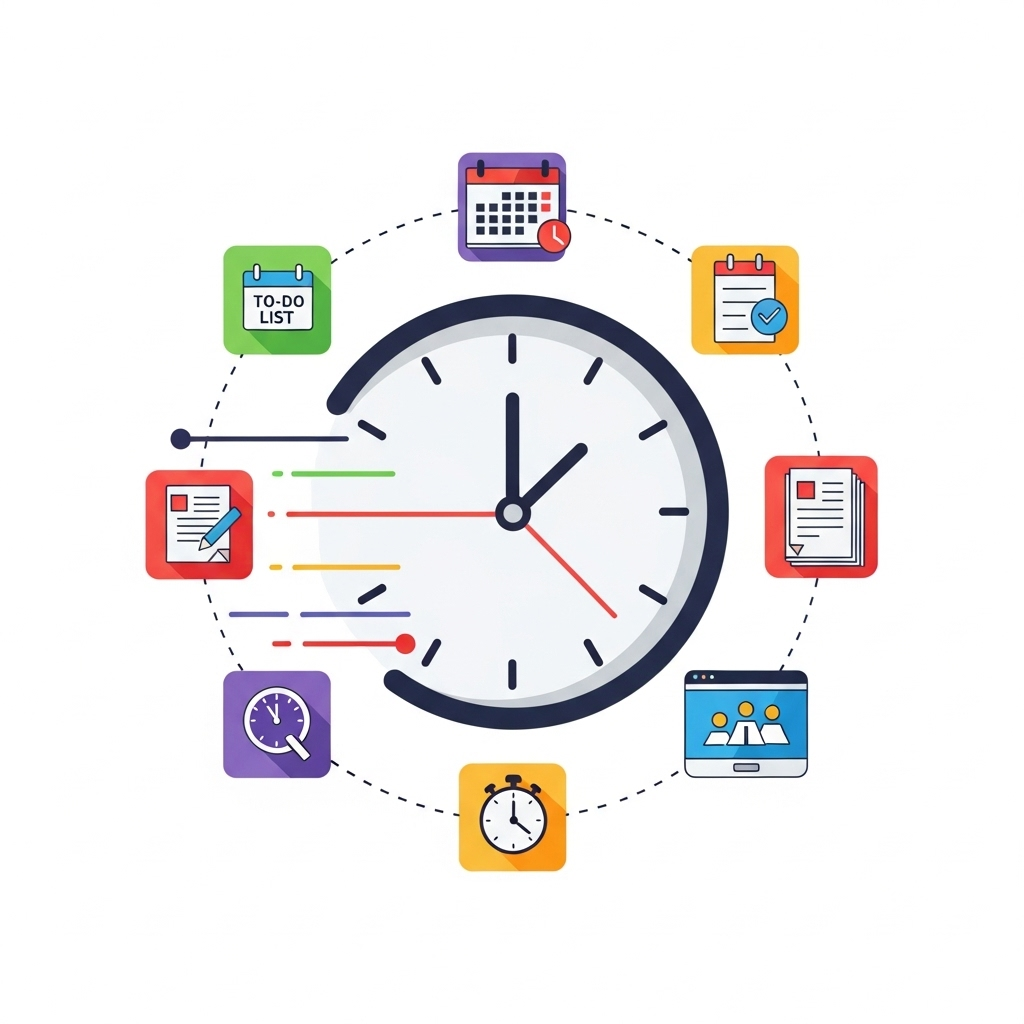 24시간이 모자라! 효율적인 시간 관리, 전문가 수준으로!