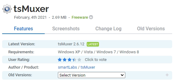 tsMuxer