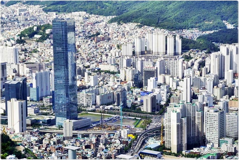 황령산에서 보는 경관