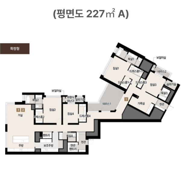 써밋 리미티드 남천 평면도