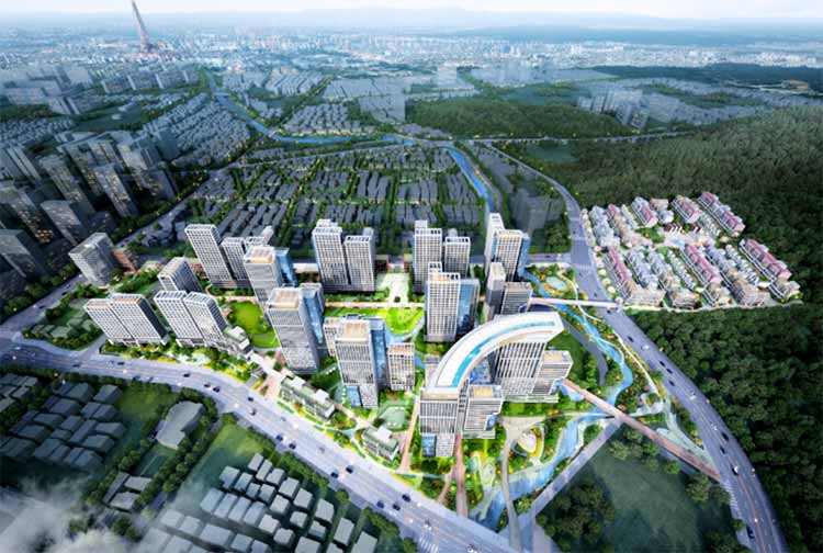 마천1구역 조감도