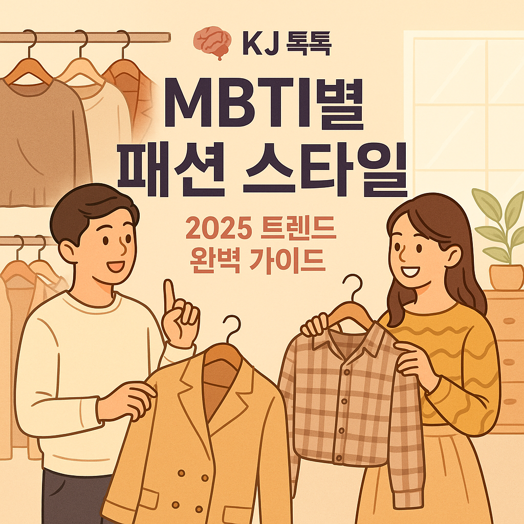 MBTI별 패션 가이드! 내 성격 맞춤 스타일