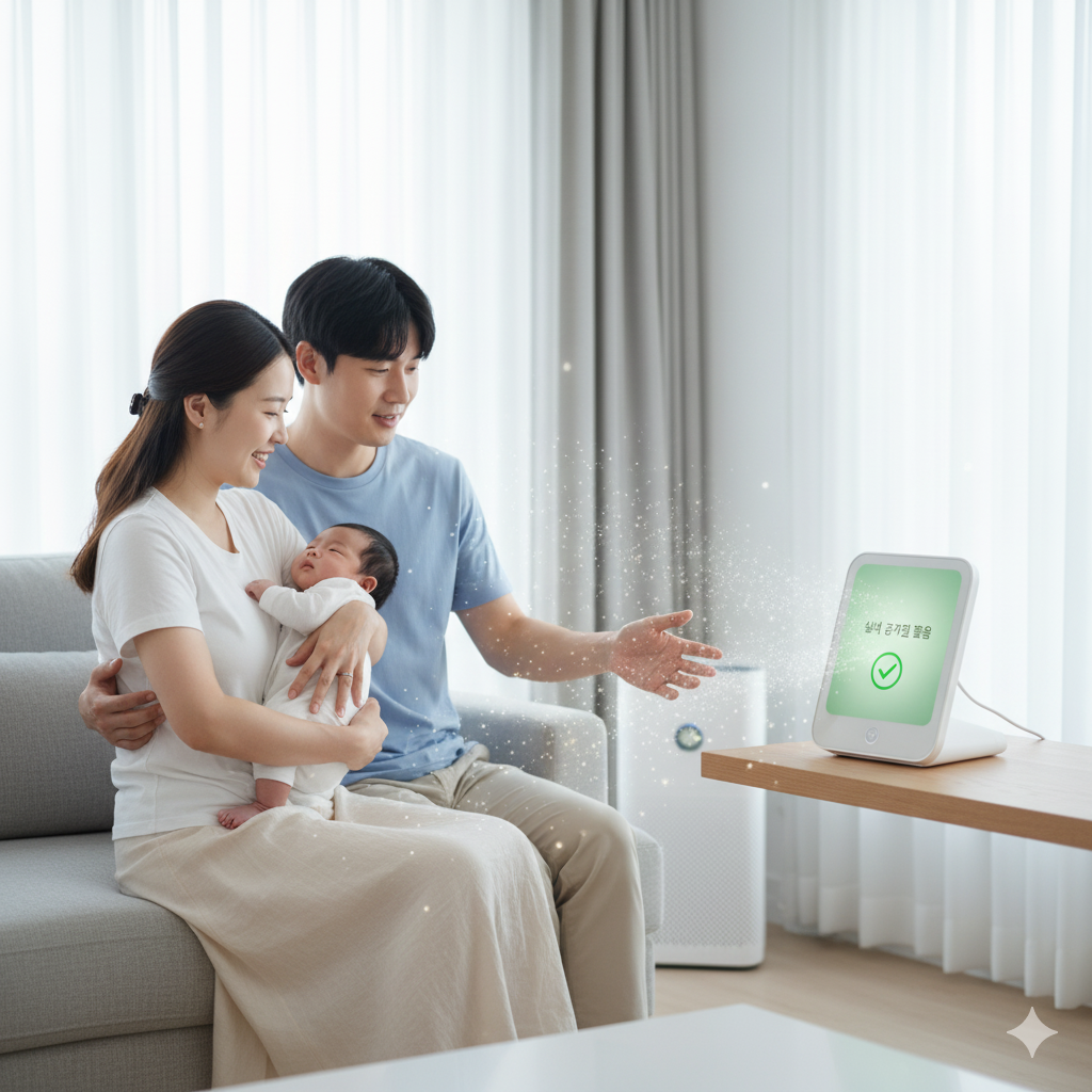 겨울환기, 환기타이밍, 창문환기, 미세먼지환기, CO2관리, VOC관리, 겨울공기질, 난방환기, 틈환기, 실내환경관리