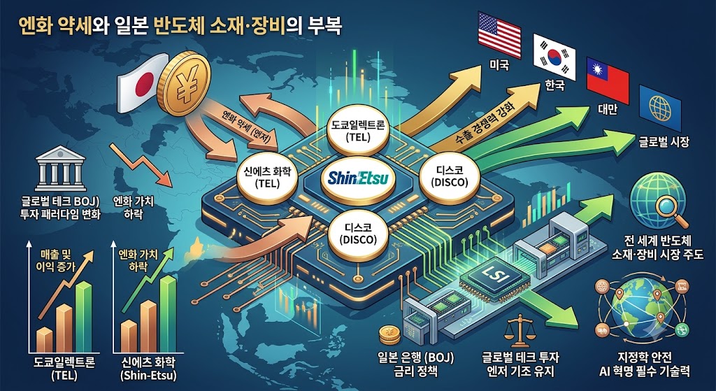엔화 약세와 일본 반도체 소재 장비업체