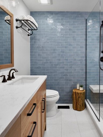 화장실리모델링-블루화이트