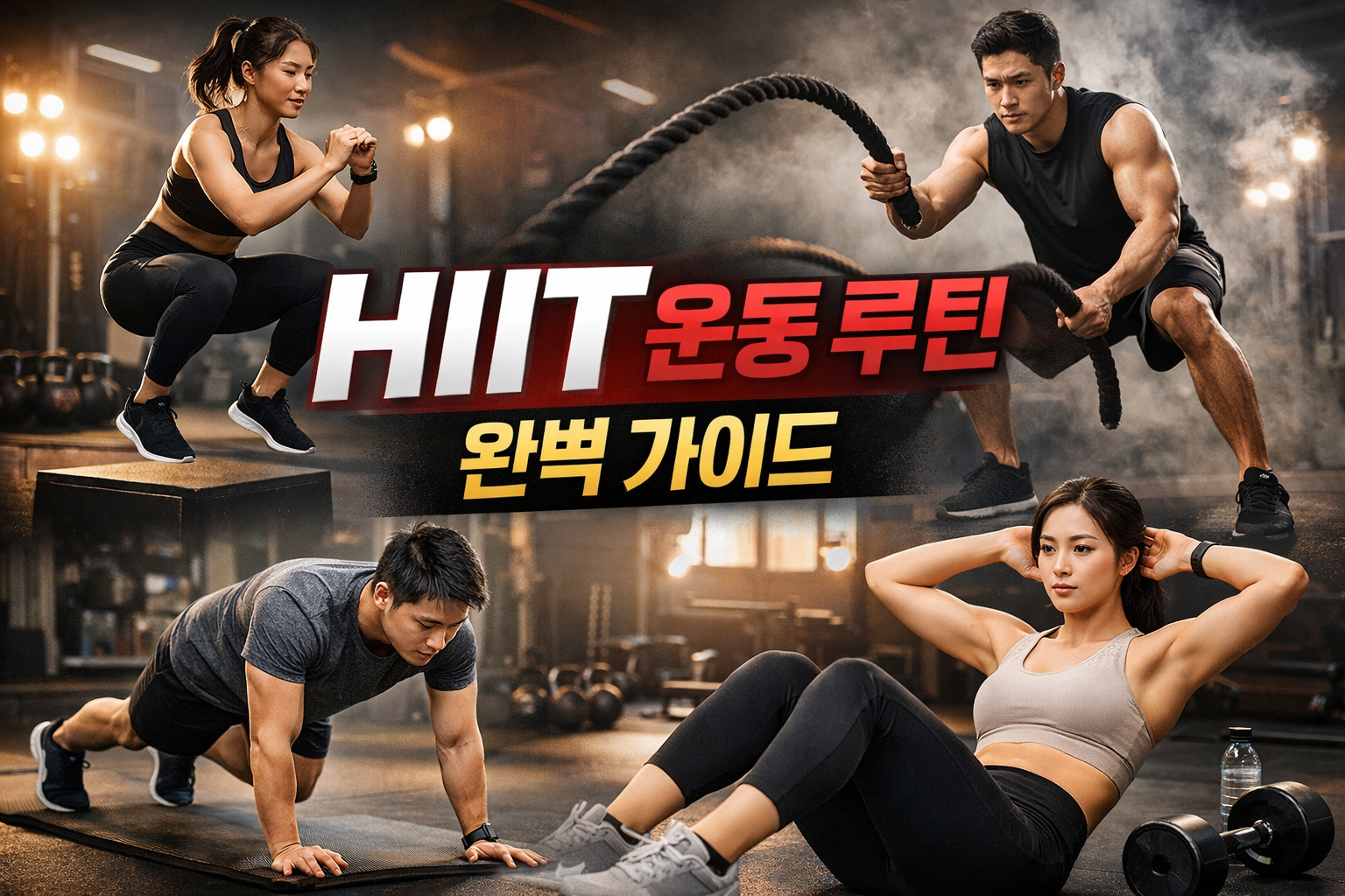 HIIT 운동 루틴