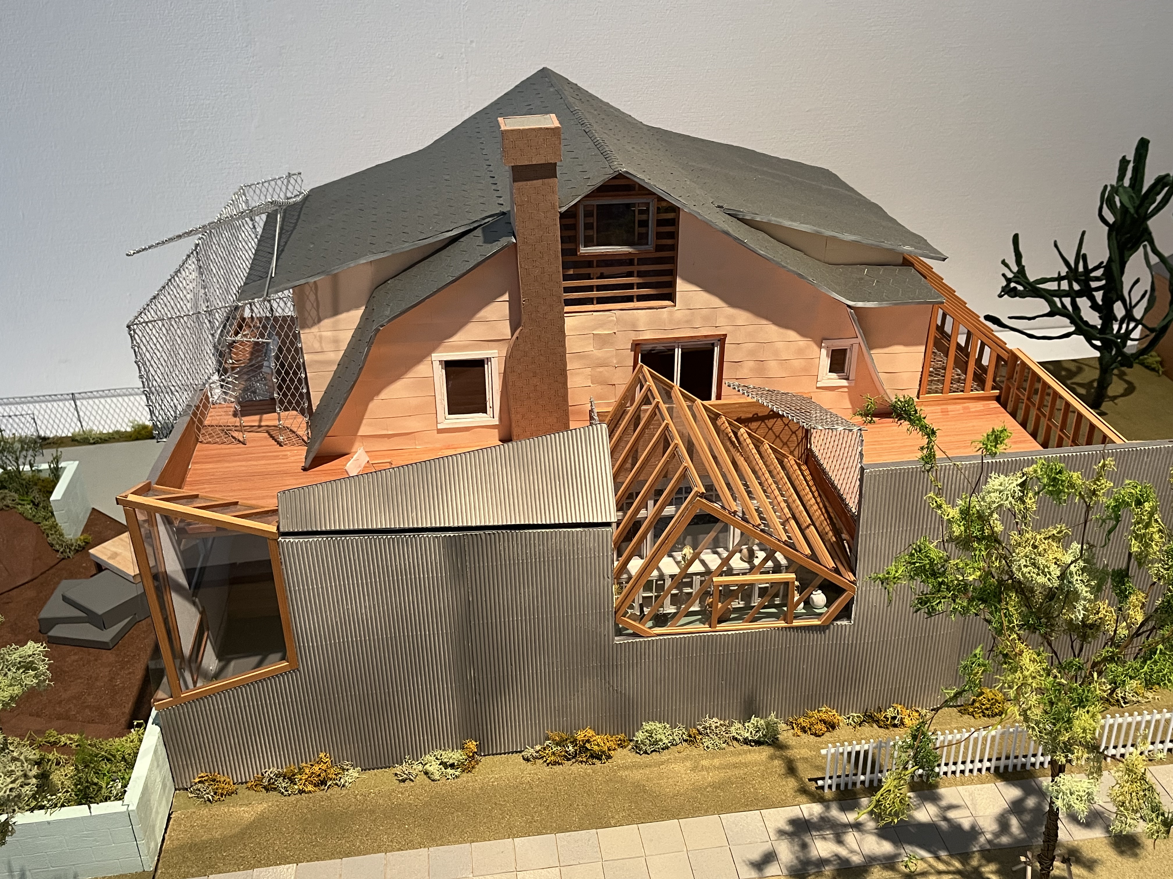 프랭크 게리 자택 게리 하우스 건축 구조 모형