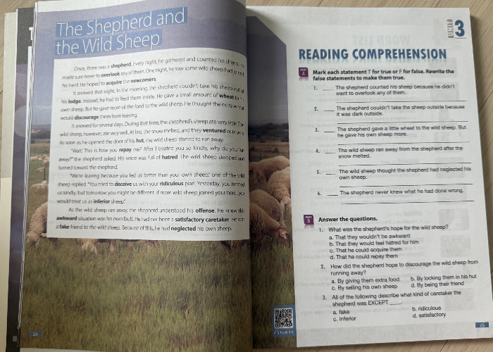 4000 Essential English Words 3권 Unit3 Reading Comprehension