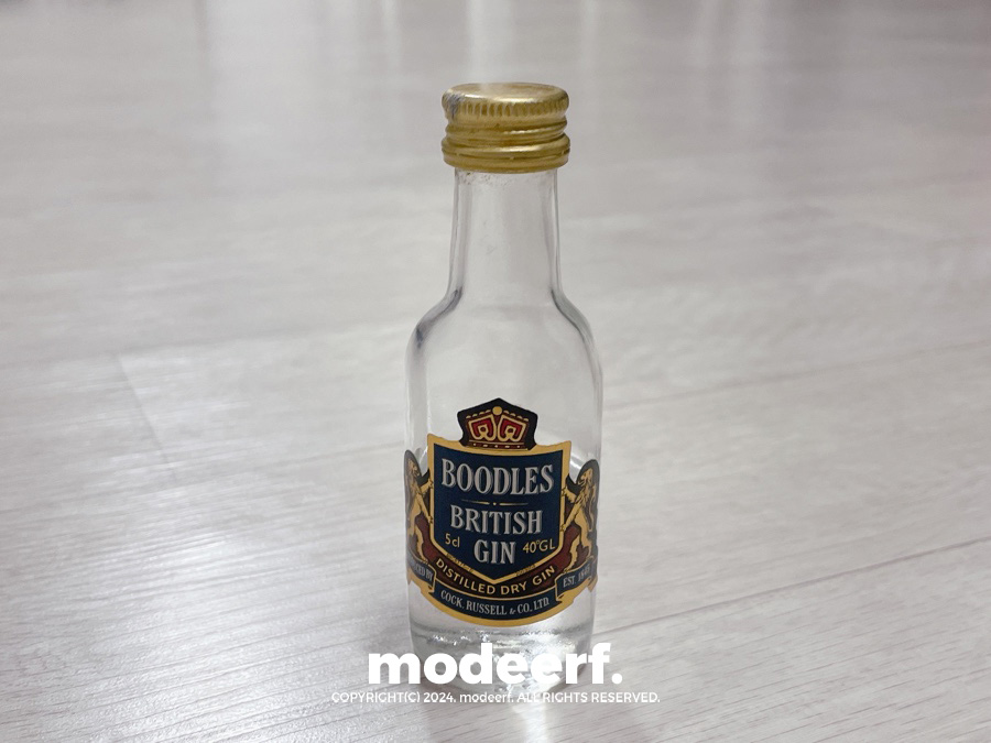 BOODLES BRITISH JIN MINIATURE