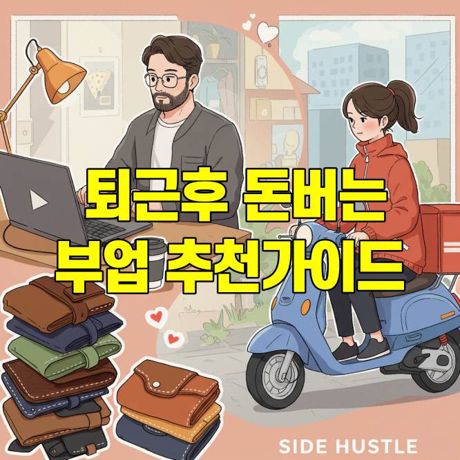 2025년 퇴근후 돈버는 부업 추천 및 시작 가이드