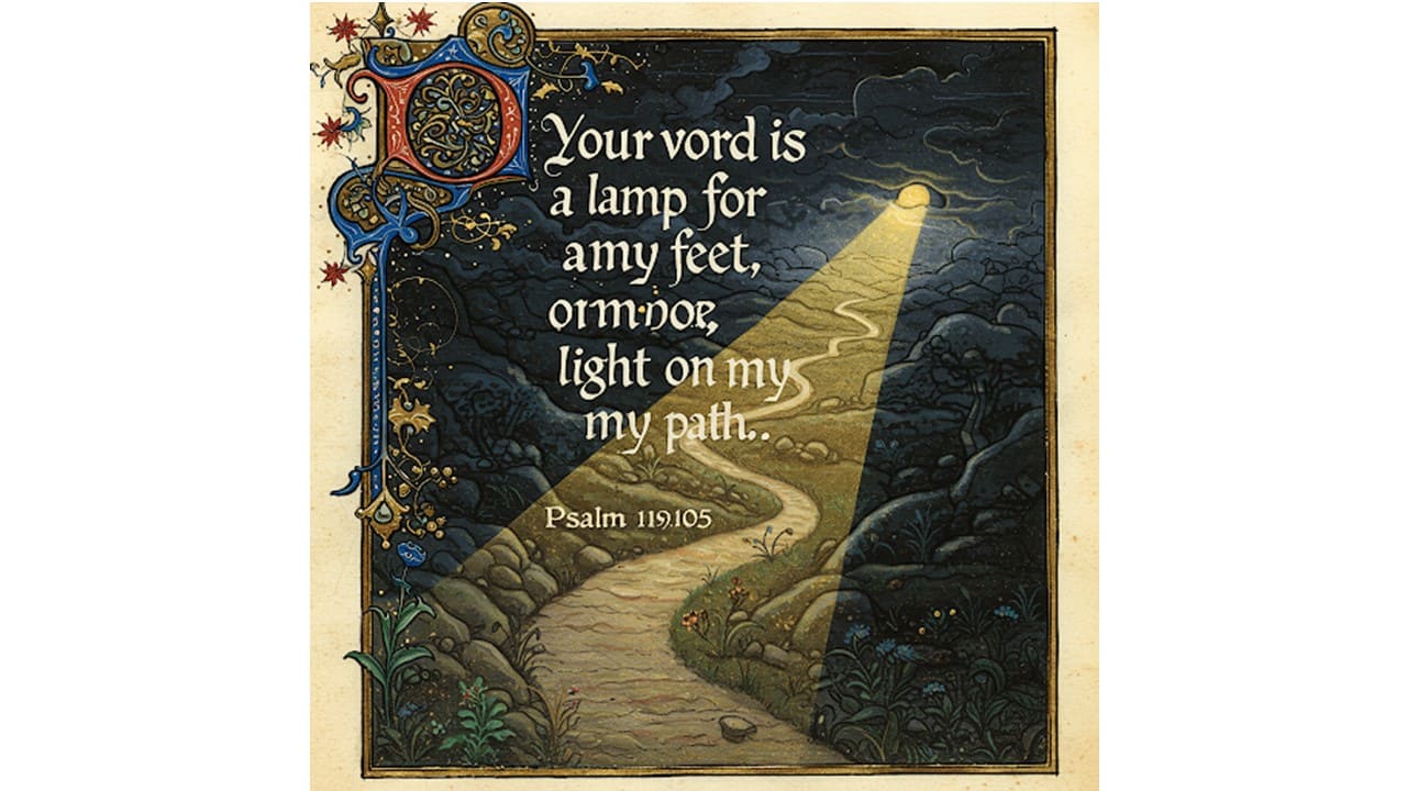 시편 119편 97절-112절, 내 발의 등이요 내 길의 빛이라 - 매일성경 큐티 10분 새벽설교