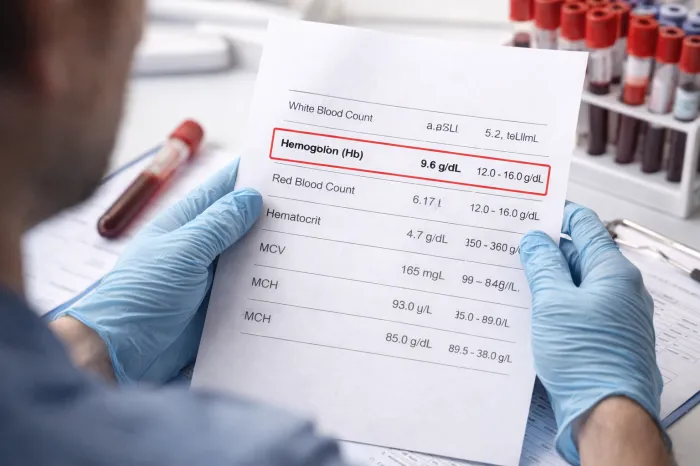 빈혈 수치 정상범위