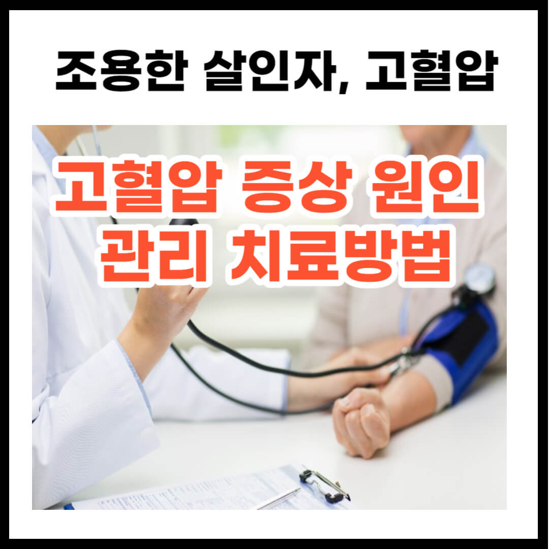 고혈압 증상 원인 관리 치료방법