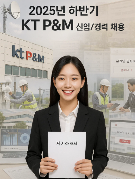 2025년 하반기 KT P&amp;M 신입/경력 채용