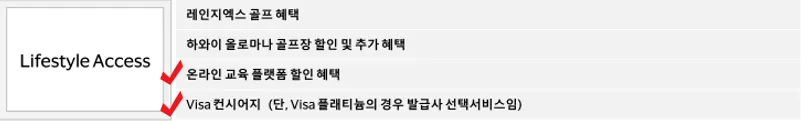 SK패밀리카드 비자 플래티늄 혜택