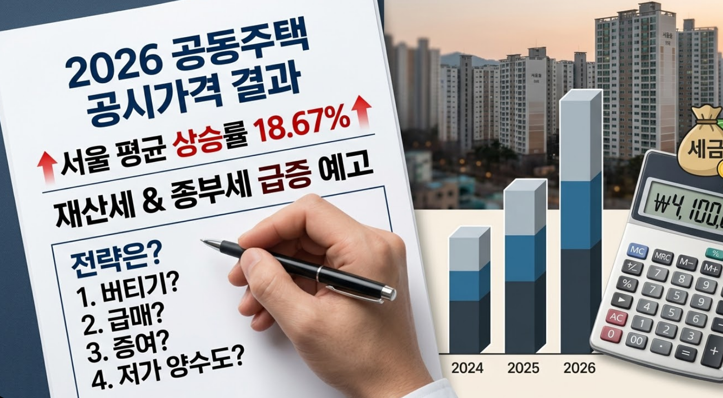 2026, 1주택 공시가격 인상