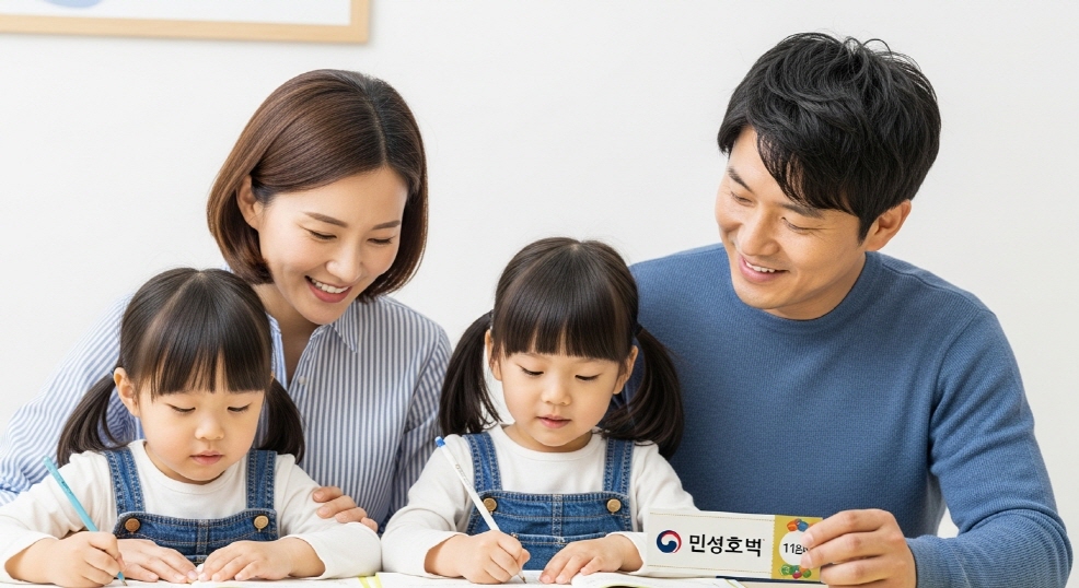 학원비 사용