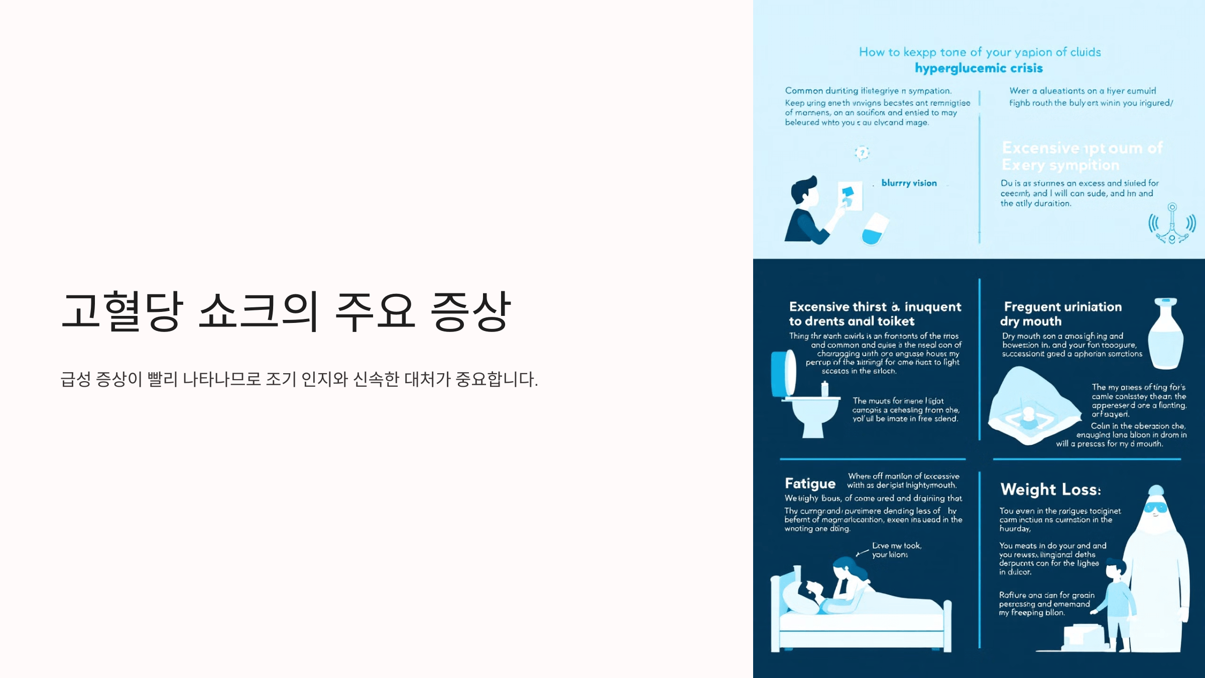 고혈당과 관련된 사진입니다.