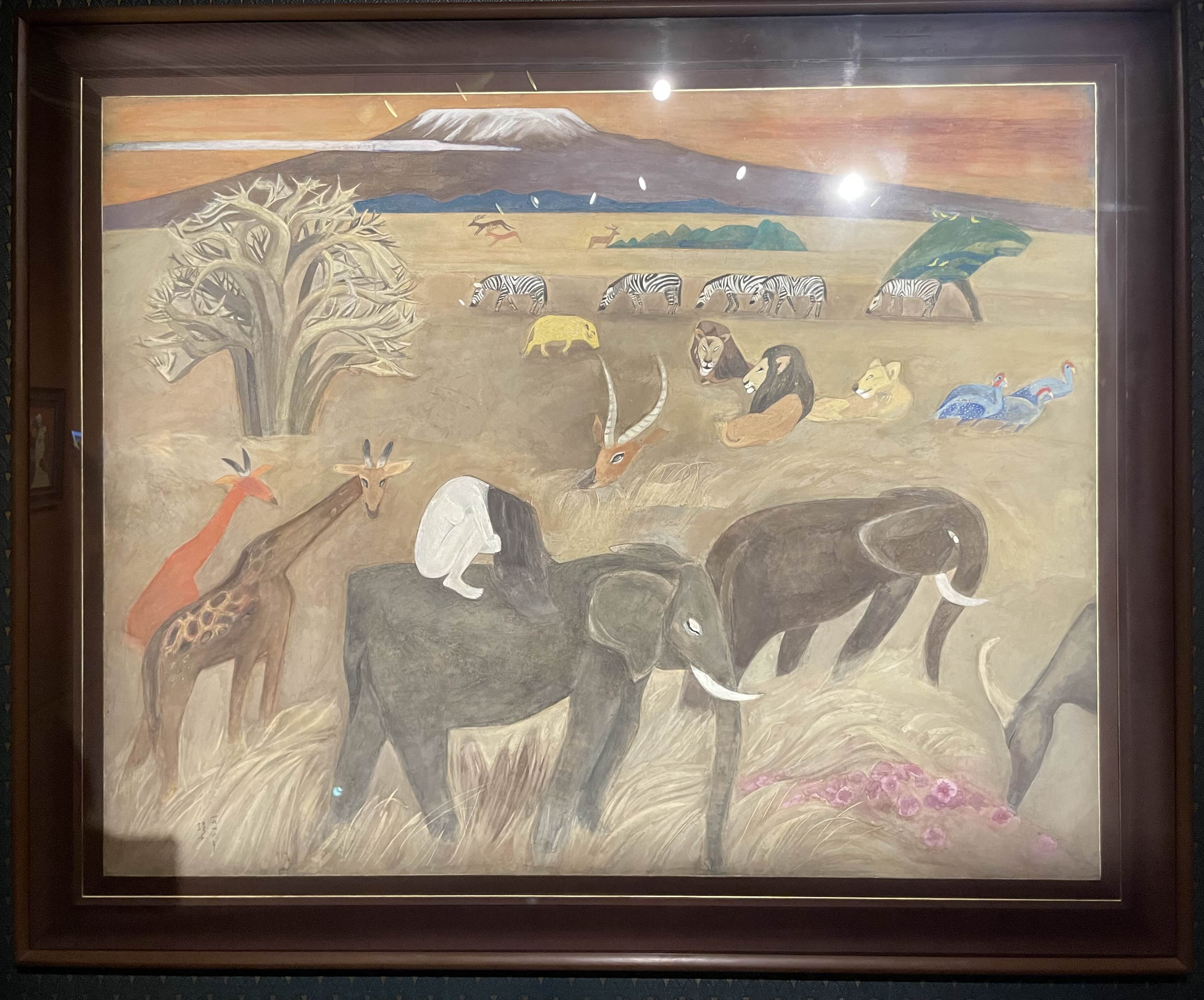 천경자-내 슬픈 전설의 49페이지 (1976, 종이에 채색)