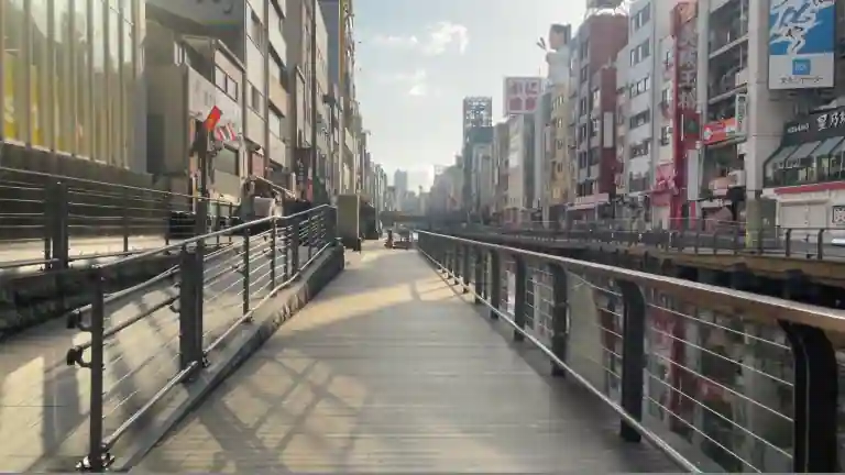 도톤보리의 아침