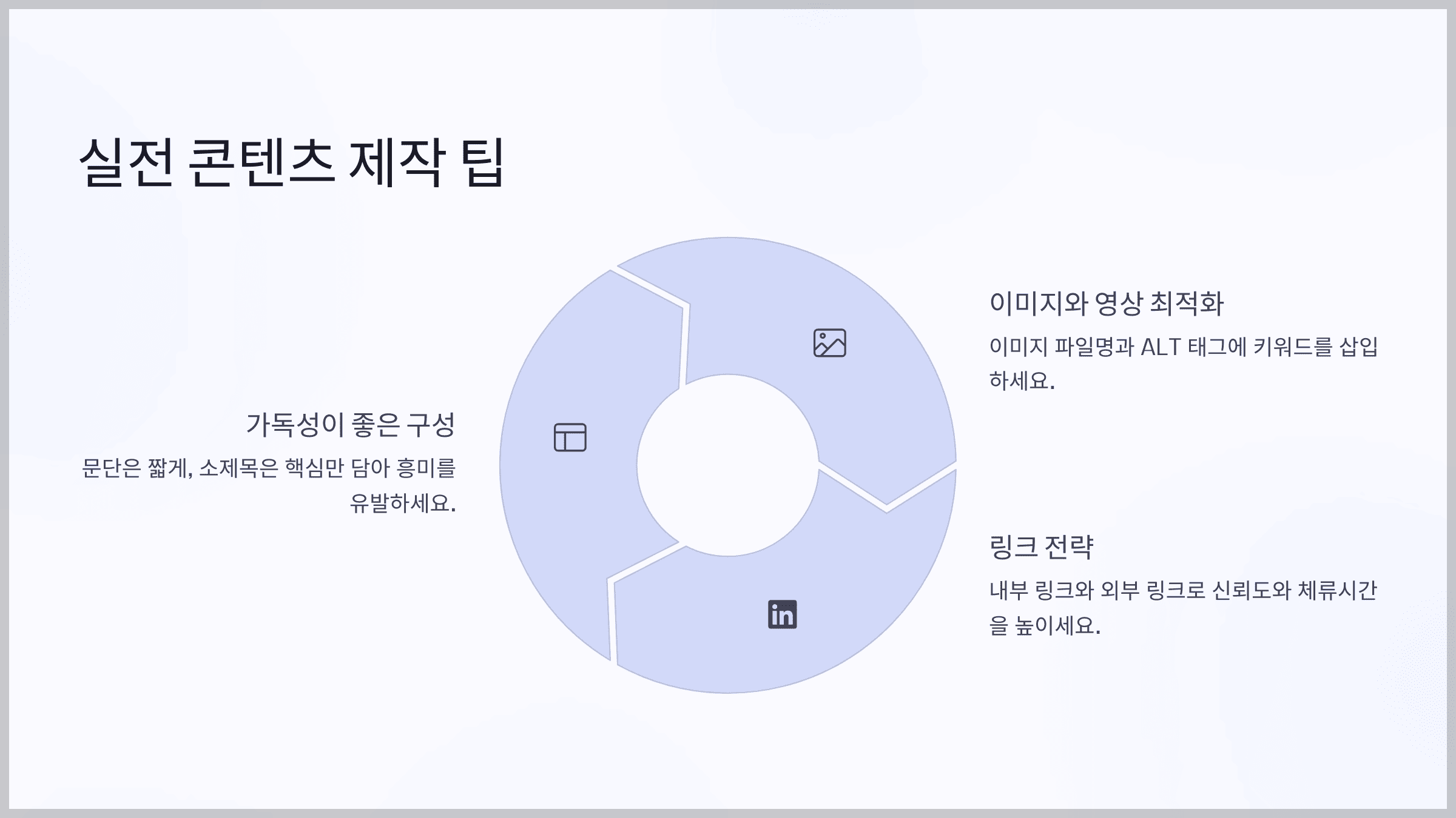 실전 콘텐츠 제작 팁