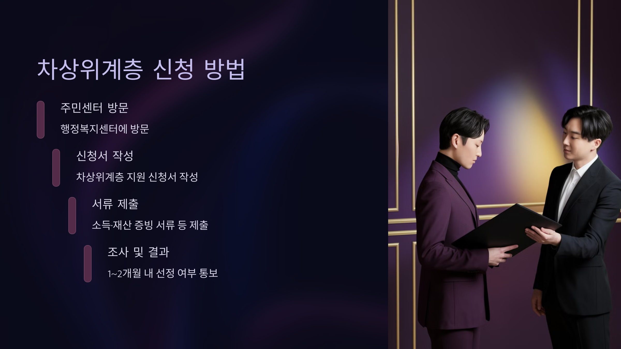 차상위계층 신청 방법 📝