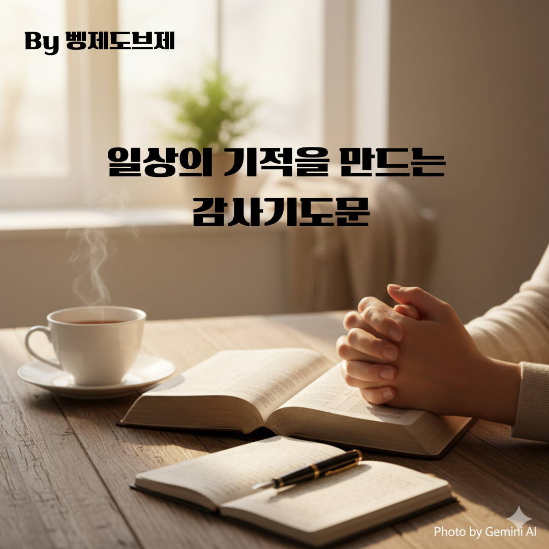 감사 기도 이미지 - ai 생성