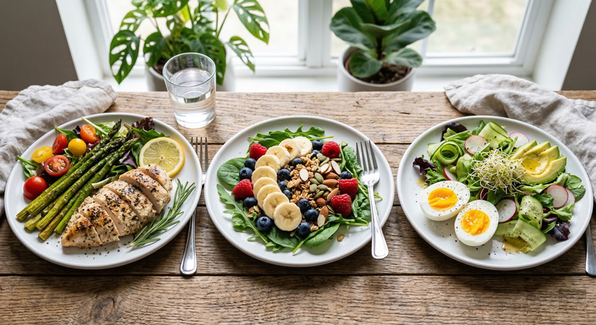 직장인 운동 후 권장되는 탄수화물과 단백질 조합 식단 사진