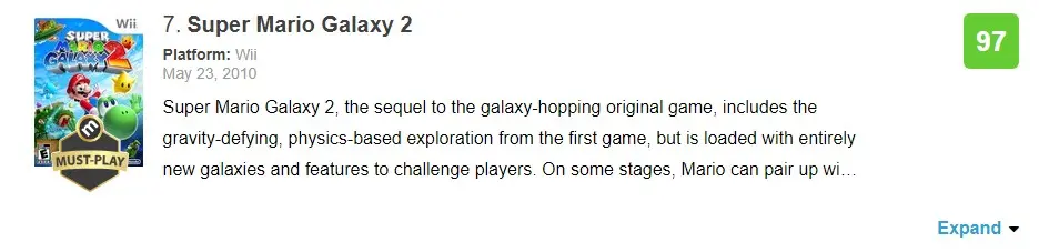 메타크리틱 높은 순위 top10