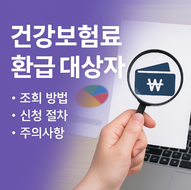 2025년 건강보험료 환급 대상자