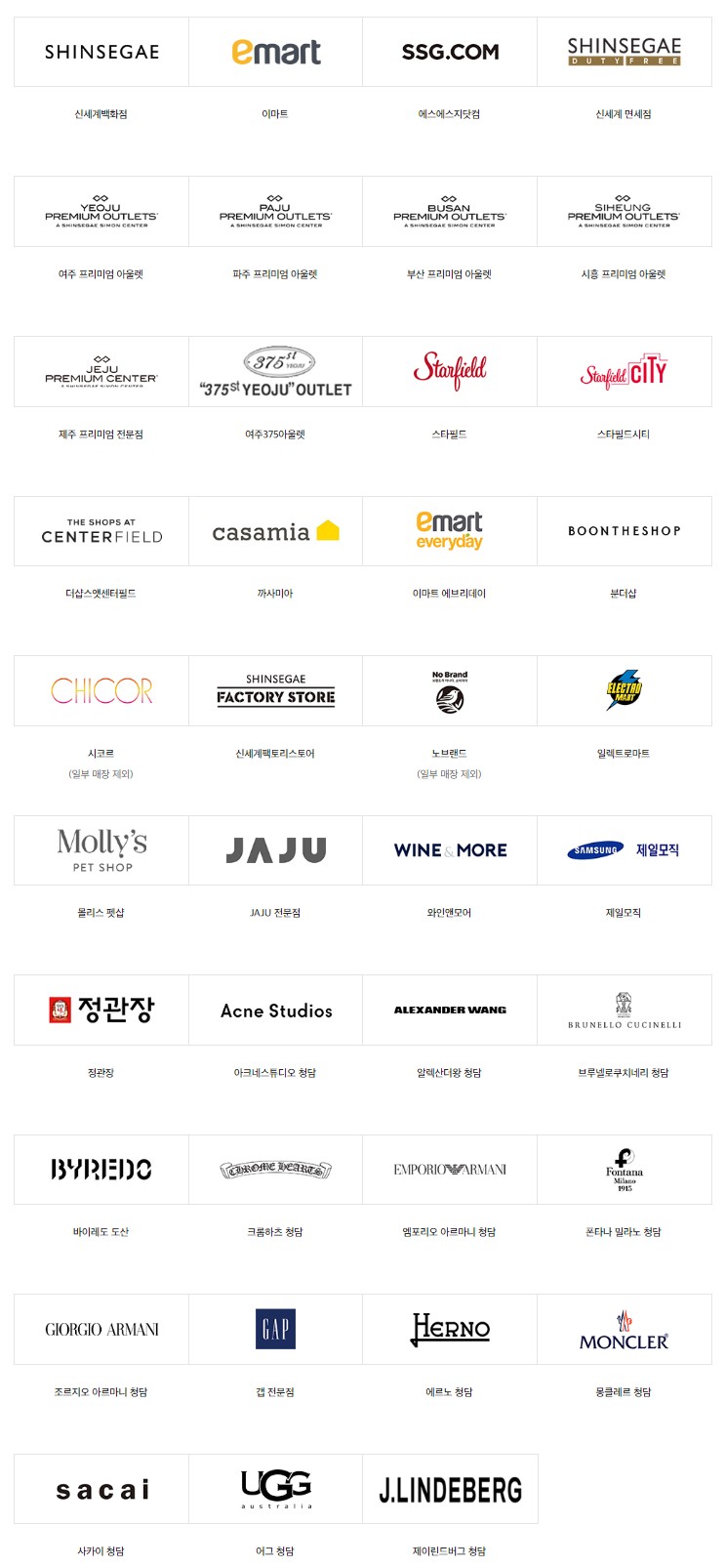 신세계상품권 사용처