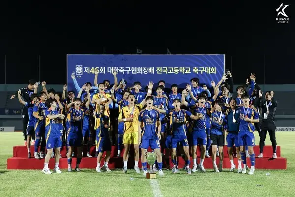 제46회 대한축구협회장배 전국고등학교 축구대회 우승 울산HDU18현대고