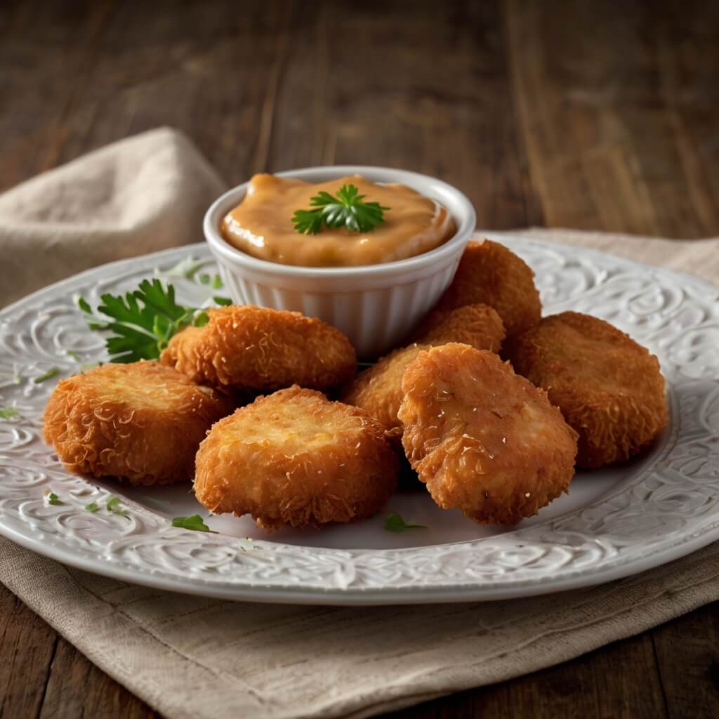 잘-튀겨진-냉동-치킨너겟