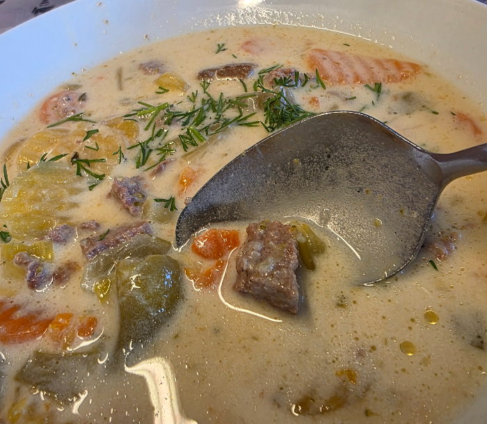 핀란드 순록수프 현지 음식 실제 후기