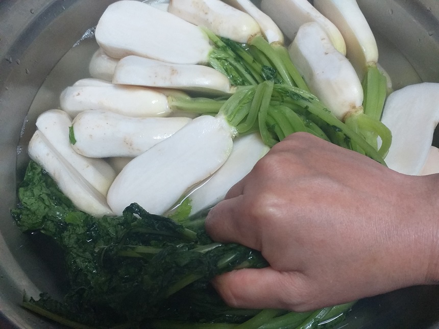 여름알타리김치