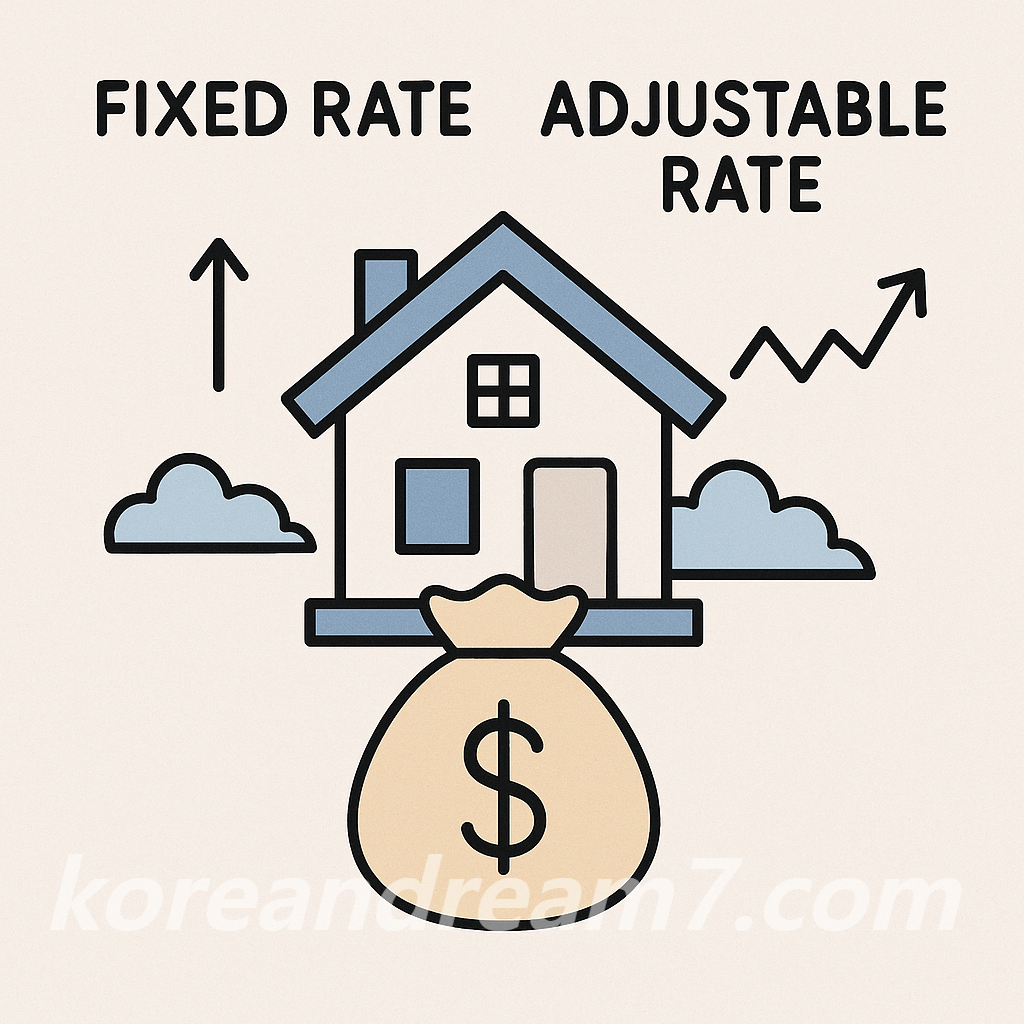주택담보대출 고정금리 변동금리