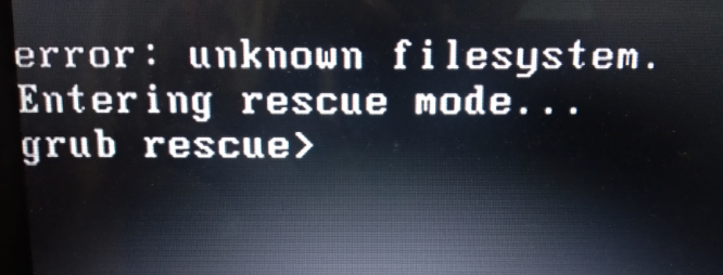 grub error