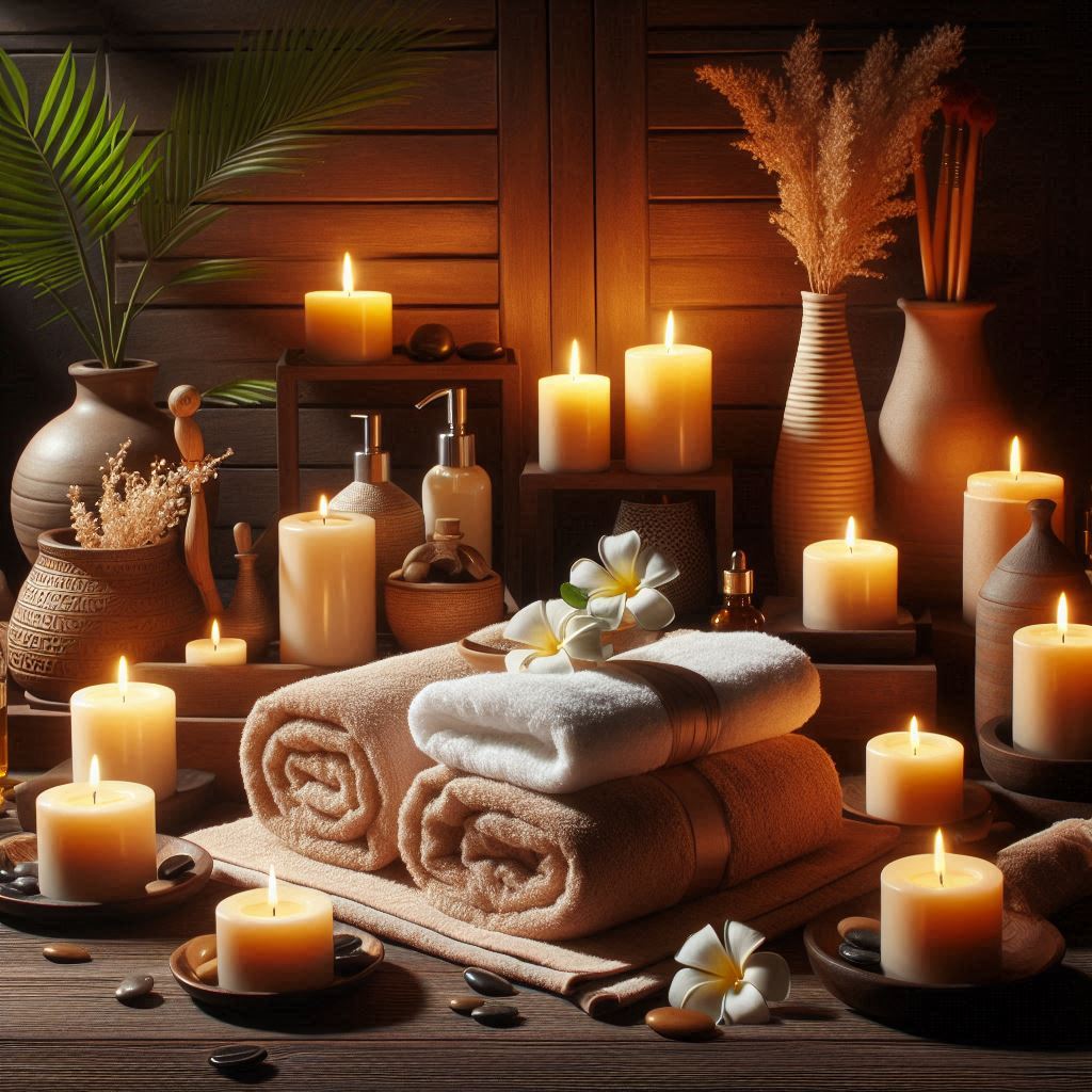 피부,체형관리 샵 배경