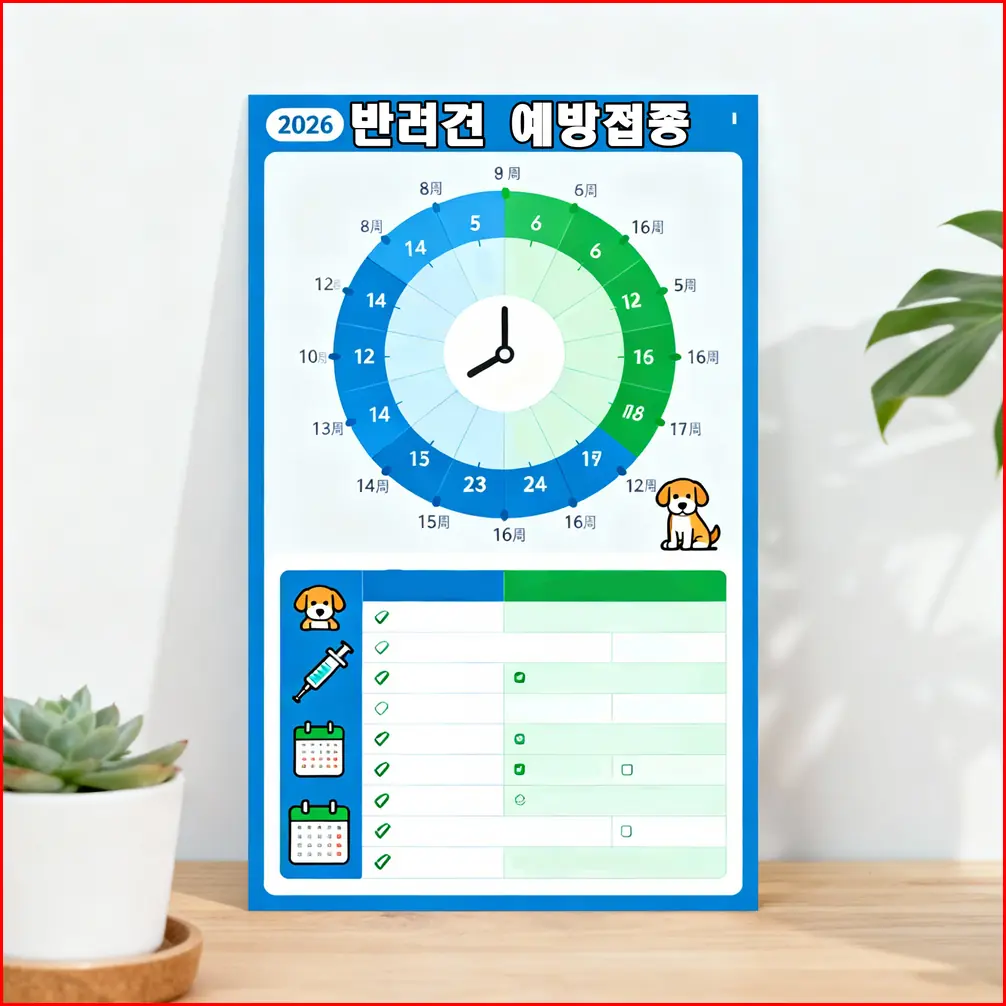 반려견 예방접종