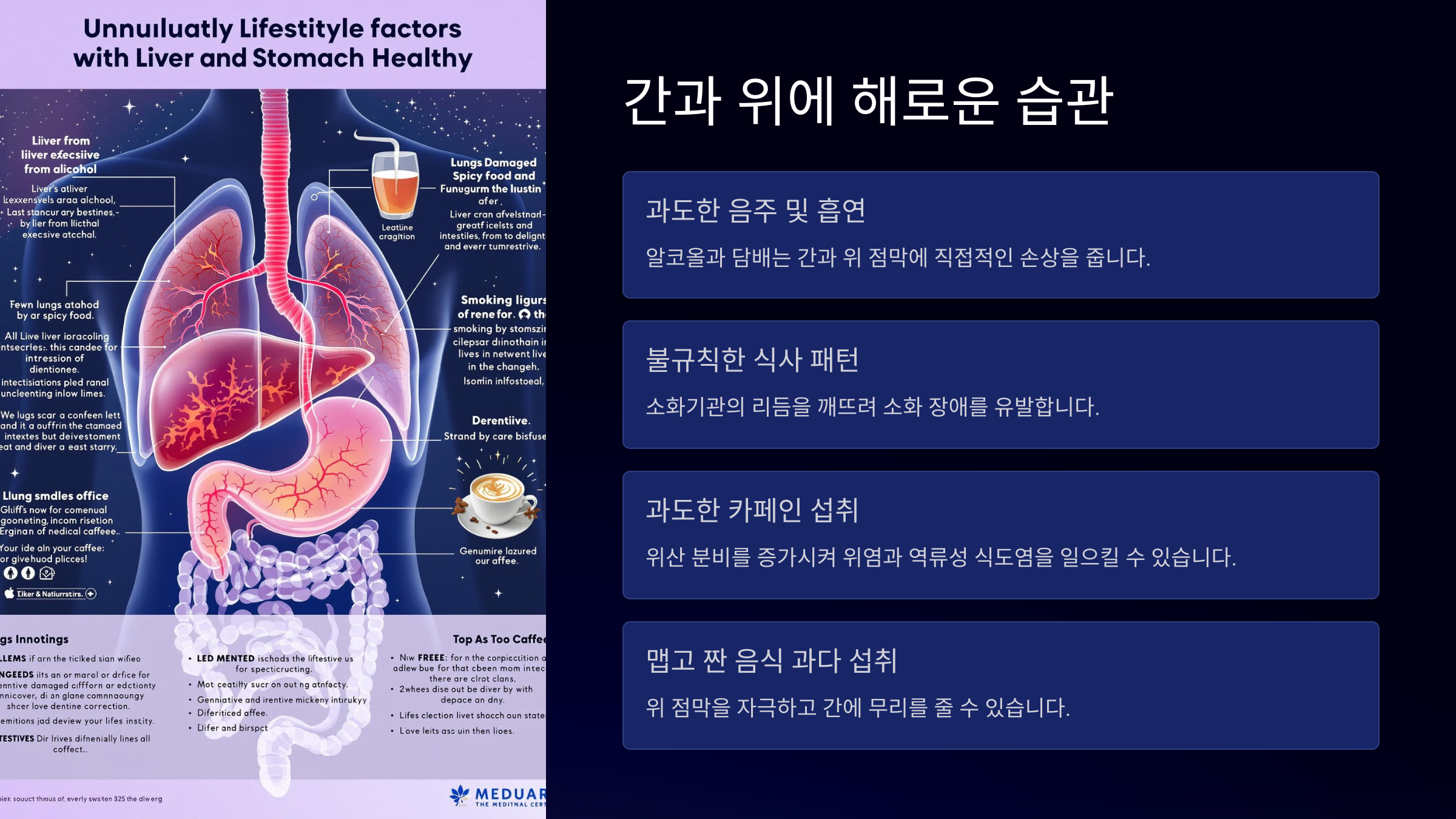 간 과 위 건강을 지키는 최고의 방법