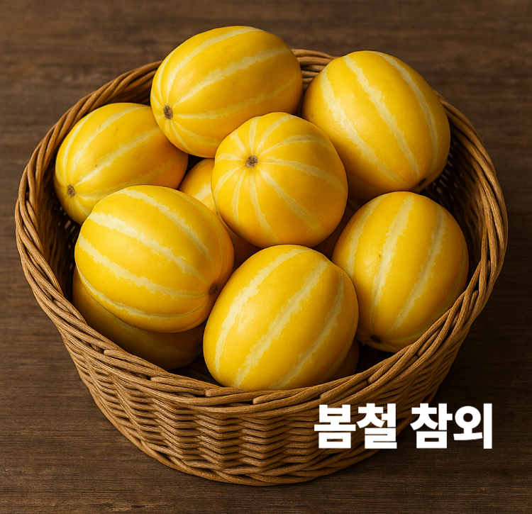 수분이 높아 갈증해소 피부보습 콜라겐합성 봄철 참외 효능 영양성분