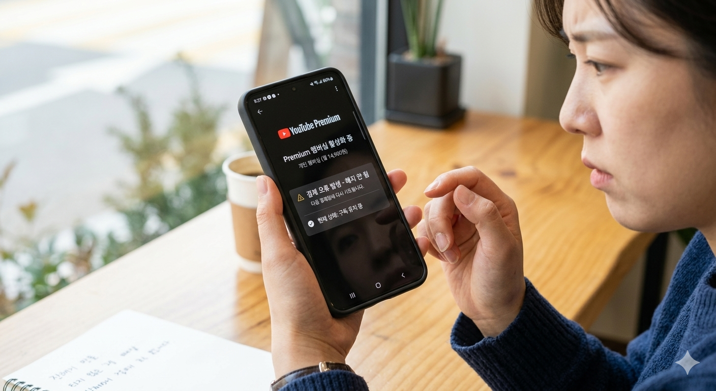 유튜브 프리미엄 해지 안됨 해결 방법 (원인별로 쉽게 정리)