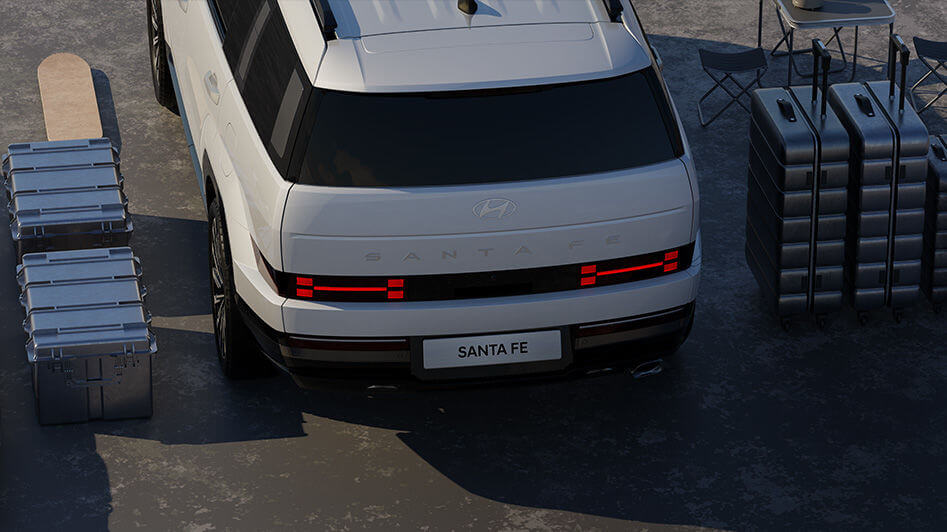 디 올 뉴 싼타페 후면 디자인