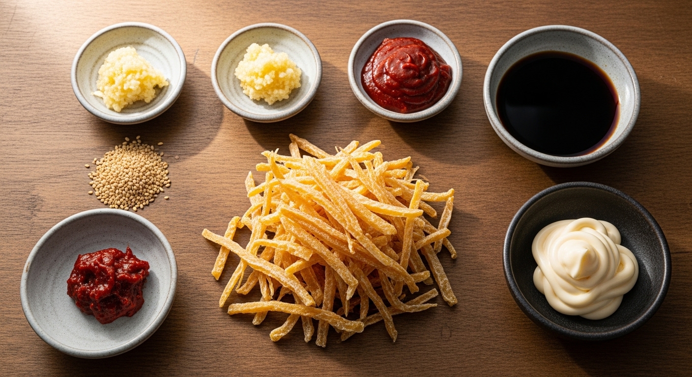 황태채 무침 만드는 법