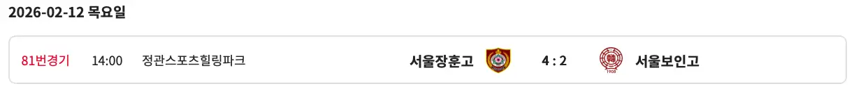 2026 제57회 부산MBC 전국 고등학교 축구대회 결과 &ndash; 서울장훈고 우승, 이예준 MVP