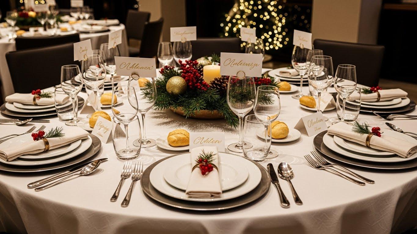 연말 파티 상차림