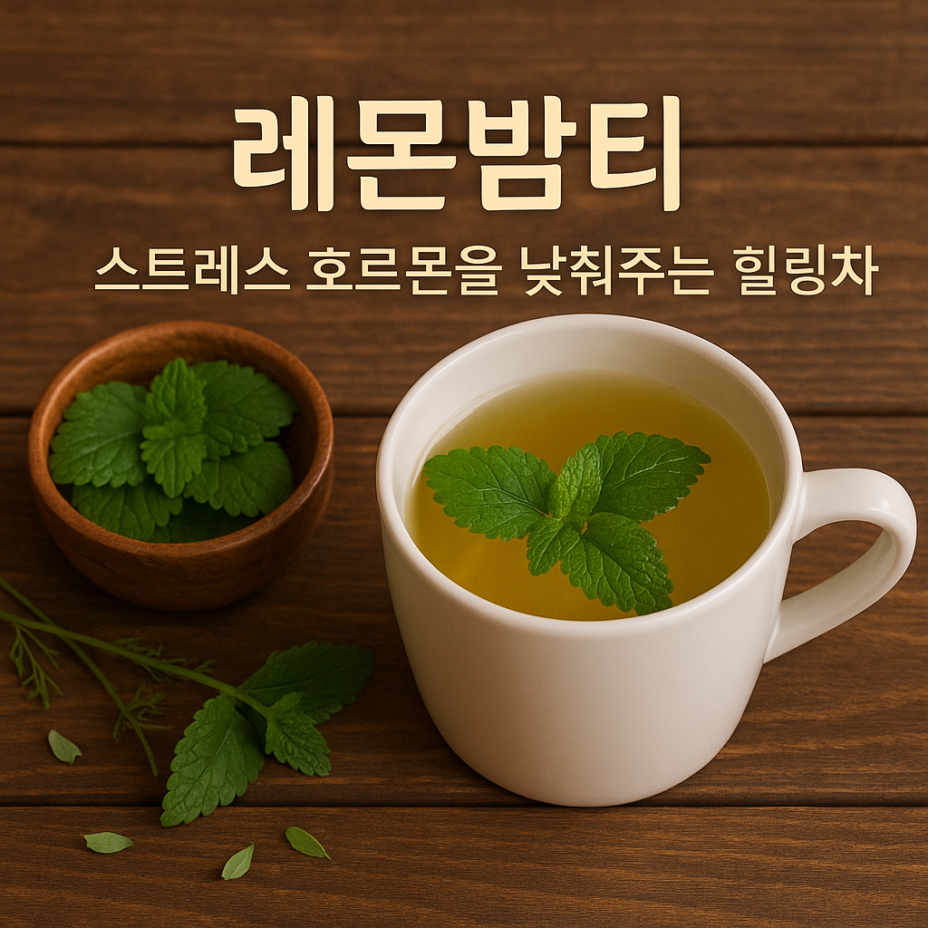레몬밤티 &ndash; 스트레스 호르몬을 낮춰주는 힐링차