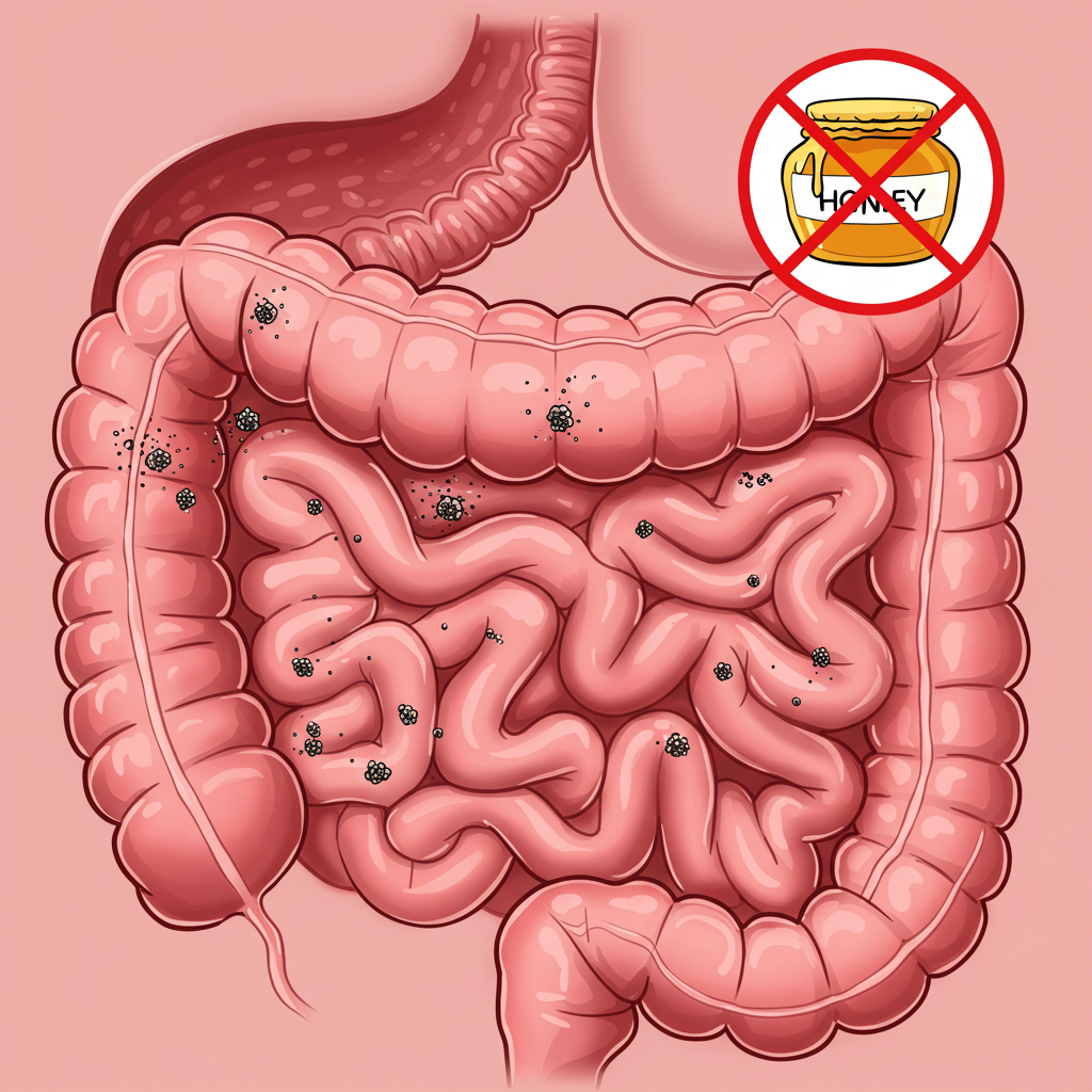 영아에게 위험한 꿀 속 보툴리누스균