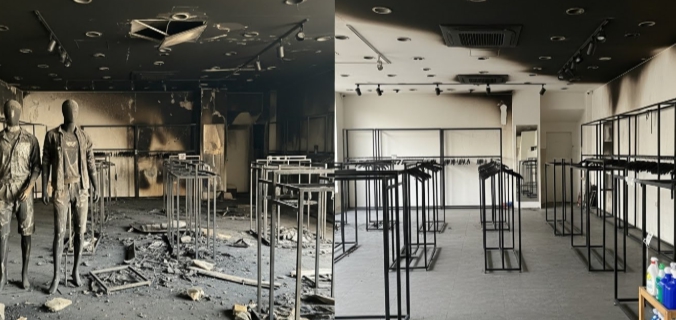 거창 상가 화재 후 특수청소