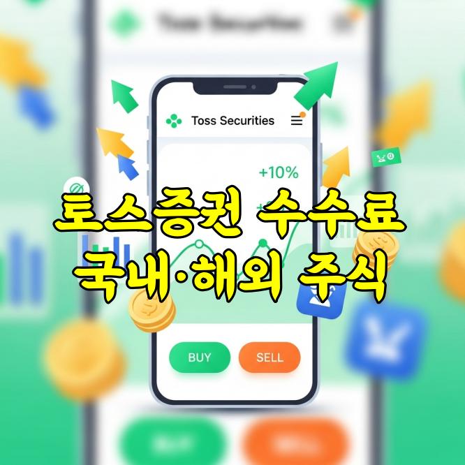 토스증권 수수료 총정리 국내&middot;해외 주식, 이벤트 및 절세 팁까지